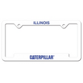 Auto License Frame w/ 2 Holes & Large Bottom Jutted Panel